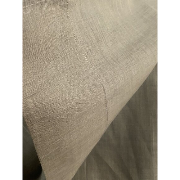 Pottery Barn Sheer Curtain Panels Classic Voile Drapes Set 2 Green 44x84 Pair - Picture 5 of 7